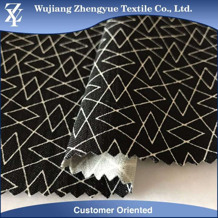 Woven Rayon Elastane Nylon Printed Pant Fabric